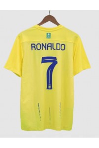 Al-Nassr Cristiano Ronaldo #7 Fotballdrakt Hjemme Klær 2023-24 Korte ermer